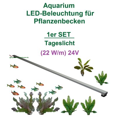SET: 1x LED-Leuchtbalken mit Trafo, 30-200 cm (22W)