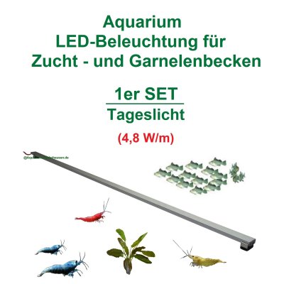 SET: 1x LED Leuchtbalken mit Trafo, 30-200 cm (4,8W)