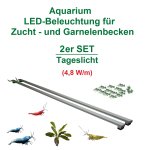 SET: 2x LED-Leuchtbalken mit Trafo, 30-200 cm (4,8W)