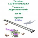 SET: 2x LED-Leuchtbalken mit Trafo, 30-200 cm ( 9,6 W)