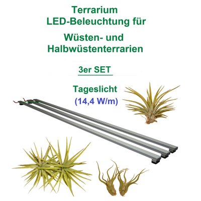 SET: 3x LED-Leuchtbalken mit Trafo, 30-200 cm (14,4W)