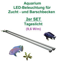 SET: 2x LED Leuchtbalken mit Trafo, 30-200 cm (9,6W)