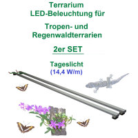 SET: 2x LED-Leuchtbalken mit Trafo, 30-200 cm ( 14,4 W)