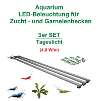 SET: 3x LED-Leuchtbalken mit Trafo, 30-200 cm (4,8W)