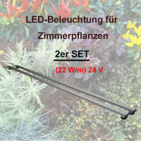 SET: 2x LED-Leuchtbalken mit Trafo, 30-200 cm (22W)