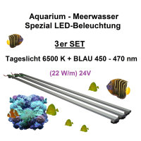 SET: 3x LED-Leuchtbalken mit Trafo, 30-200 cm (22W)