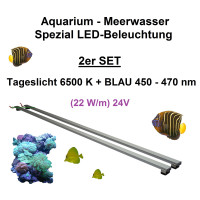 SET: 2x LED-Leuchtbalken mit Trafo, 30-200 cm (22W)