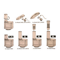 Ersatz Pumpenrohr-Anschluss für Pumpe CHD190 / CHD192 - 1,2L u. 2,5L Trinkbrunnen