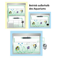 10W UV-C Wasser klärer bis 800L Aquarien, vielseitig...