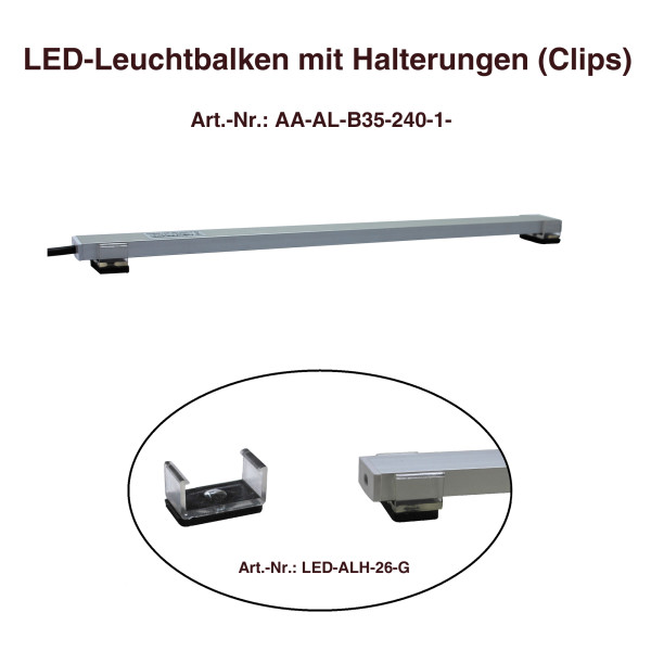 LED- Erweiterungs- /Ersatz-Leuchtbalken BLAU für Meerwasser-Aquarien, 180cm, ohne Trafo