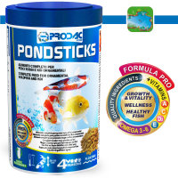 Futter Sticks für große Kois, Goldfische + Omega 3+6 - PONDSTICKS, 1200 ml / 150 g