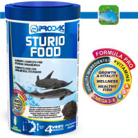 Störfutter + Omega 3+6 - STURIO FOOD, 1200 ml / 700 g
