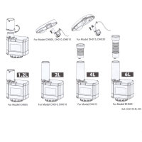 USB-Ersatzpumpe mit LED für Katzen-/Hunde Trinkbrunnen CatH2O+