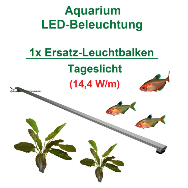 Aquarium - LED-Leuchtbalken 30 cm, 1 Leiste mit 33 LEDs ohne Trafo