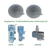 Saugnäpfe für AA Eiweißabschäumer, AA Pumpen, AA Filter, VE: 2