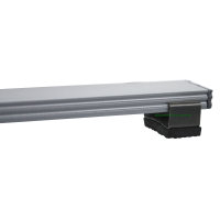 49 cm ALU-Profil/Leiste mit LED-Streifen 35-300 inkl. Trafo - gedämpftes Licht