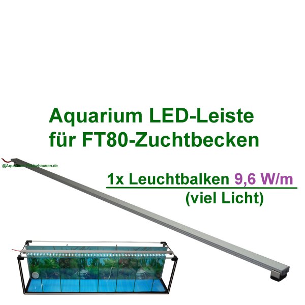 79 cm ALU-Profil/Leiste mit LED-Streifen 38-600 inkl. Trafo - viel Licht
