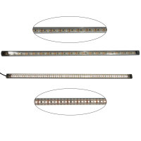 Terrarium - LED-Beleuchtung RA>95, 50 cm 2 Leisten mit 114 LEDs Trafo 18W + Verteiler