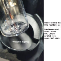 3W UV-C Wasser klärer bis 75 L Süß- u. Meerwasseraquarien