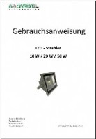 Gebrauchsanweisung LED-Strahler