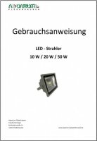 Gebrauchsanweisung LED-Strahler"ALT"