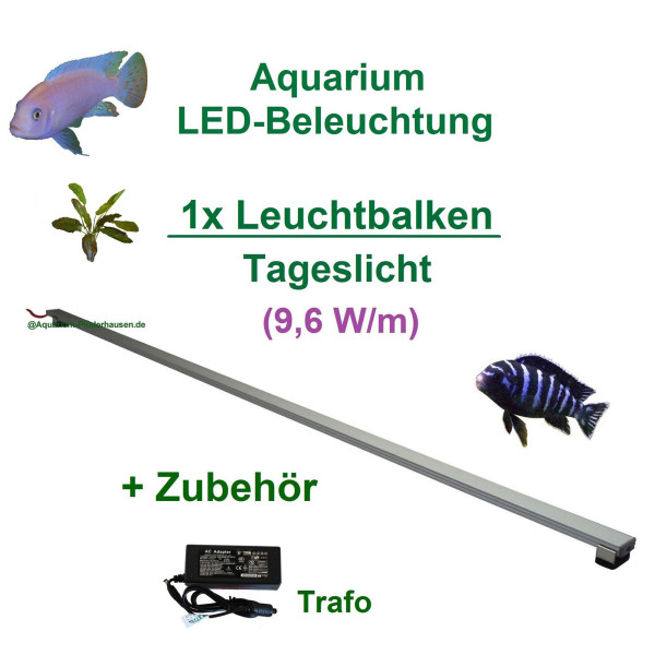 Aquarium - LED-Leuchtbalken 30 cm, 1 Leisten mit 33 LEDs mit Trafo 18W