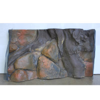 3D Rückwand 50x30 cm, "Amazonas" für Aquarien und Terrarien