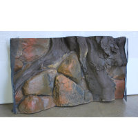 3D Rückwand 50x30 cm, "Amazonas" für Aquarien und Terrarien