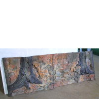 3D Rückwand 150x60 cm, "Amazonas", für Aquarien und Terrarien