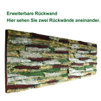 3D Rückwand 60x45 cm, Aquarien/Terrarien