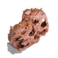 Lochgestein rot, ca. 20x9x18 cm, Naturstein