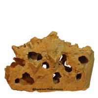 Lochgestein XXL ca. 55x15x46 cm, Naturstein rot