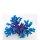 Steinkoralle LPS Nachbildung blau, Aquarium Korallen Deko 26 x 20,5 x 13 cm
