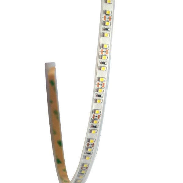 1 x 25 cm weißer LED-Streifen + Stecker, wasserfest (2,5W)