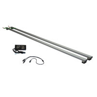 Aquarium LED 30-200cm, Set2: 2x LED- Leuchtbalken mit Trafo, 14,4 W/m, für Gesellschafts-/Pflanzenbecken