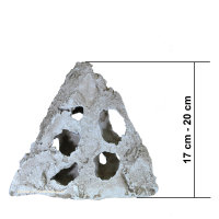 Eck-Dekor-Lochstein, Größe: ca. 17x17x17 cm