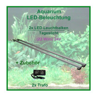 Spez - LED-Pflanzen-Leuchtbalken, 160 cm, 2 Leisten mit 400 LEDs + 2x 60W Trafo