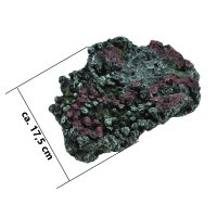 Riffgestein Platte natur/dunkel, Nachbildung 22 x 17,5 x 5 cm