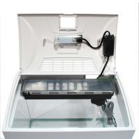 20 L Glas-Aquarium, inkl. LED, Filter, Pumpe, weiß