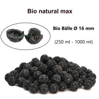 Bio natural max, Bio Bälle XY-B16, Ø 16 mm, 50 - 200 Stk (ca. 250ml-1000ml)