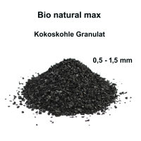 Bio natural max, Aquarium Filter Kokos-Kohle, 600g (ca. 1000 ml)
