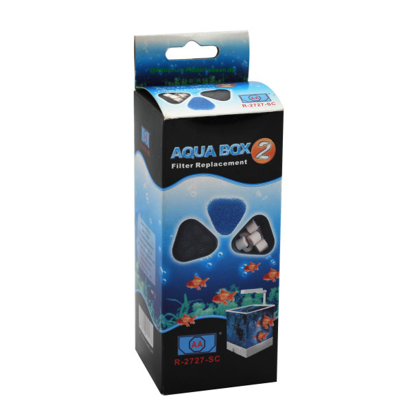 Ersatz-Vlies-, Schwamm und Aktiv-Kohle für Aqua Box 2