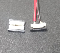 Kabel Steckverbindung+Streib Verbinder  2 Pin für 8 mm