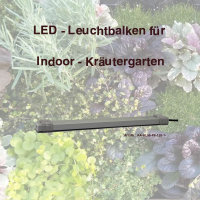 Zimmer Pflanzenlicht - LED-Leuchtbalken 30 cm, 2 Leisten mit Trafo 60W und Verteiler