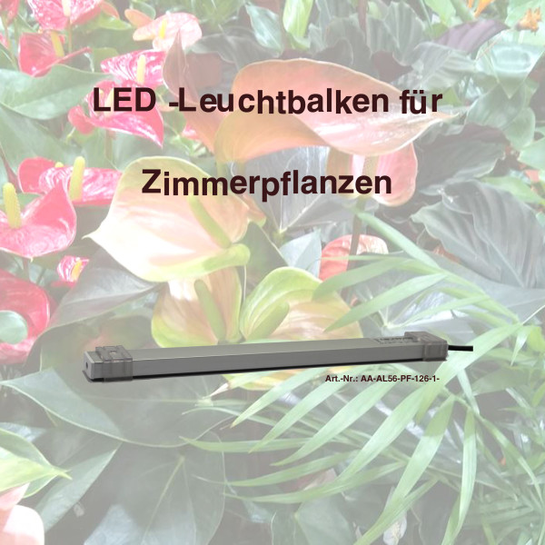 Zimmer Pflanzenlicht - LED-Leuchtbalken 200 cm, 2 Leisten mit 2x 60W Trafo