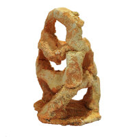 Sandstein-Deko, Größe: ca. Ø 13x20 cm, für Aquarium / Terrarium