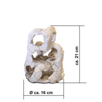 Sandstein-Deko, Größe: ca. Ø 16x21 cm,...