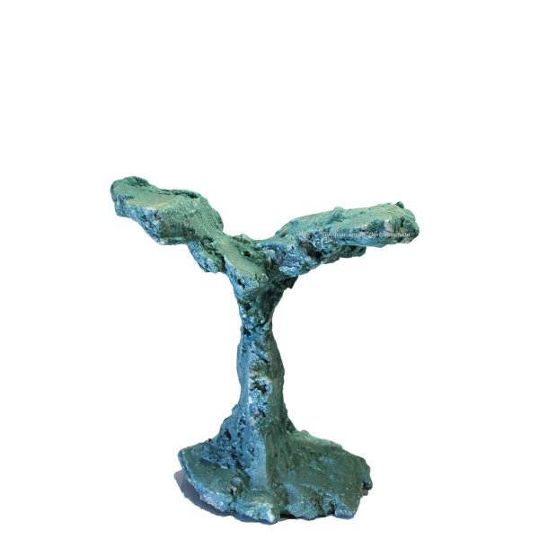 Aquarium Sandstein Riff Deko Größe: ca. 30 x 20 x 33 cm, Farbe: Blau