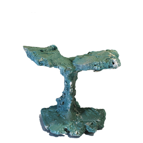 Aquarium Sandstein Riff Deko Größe: ca. 25 x 20 x 20 cm, Farbe: Blau