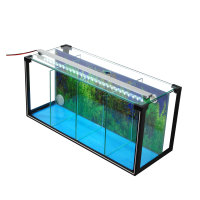 B-Ware!! 24L Betta Zucht- Aquarium mit LED-Beleuchtung, Luftpumpe u. Heizstab